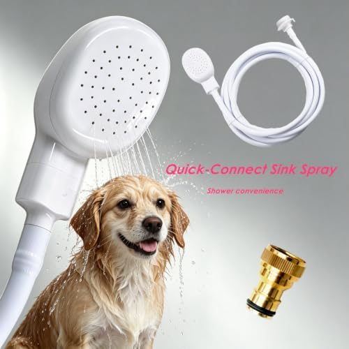 16.4Ft Quick-Connect Sink Spray Rubber Hose,Sink Hose Attachment for Faucet - Image 5