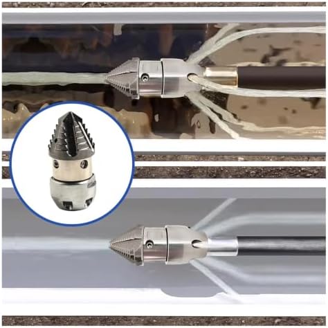Rotary Nozzle 1/4" QC Pipe Machine Cleaner - Image 5