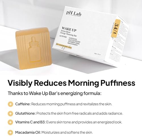 pH Lab Sensitive & Redness Skincare Routine Set, Collagen Night Toner Pad, Anti Redness Serum, Wake Up Energy Cleansing Bar, Soothes, Hydrates & Refreshes Skin - Image 3