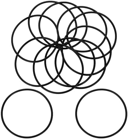 uxcell 10Pcs AS-145 NBR 70A O-Rings 2-9/16"ID x 3/32"CS/2.55"ID x 0.103"CS by uxcell