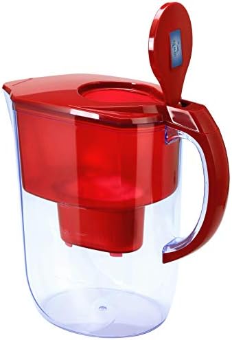 Ehm Ultra Premium Alkaline Water Filter Pitcher - 3.8L, Activated Carbon Filter- BPA Free, Healthy, Clean, & Toxin-Free Mineralized Alkaline Water in Minutes- Up to 9.5 pH-2023 (RED) - Image 3