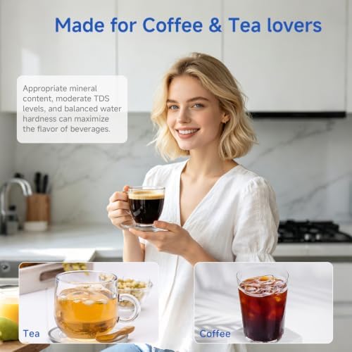 Water Filter Pitcher with 2 Replacement Filters, BPA-Free Water Filtration Pitcher, Space-Saving Design for Refrigerator, Flip-Top Lid, Easy-Pour Handle, Improves Tap Water Taste - Image 4