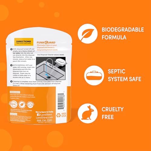 Lemi Shine Natural Foaming Garbage Disposal Cleaner 2Ct. - Image 6