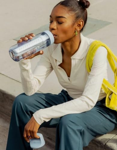 LifeStraw Go Series BPA-Free Water Filter Bottle, 1 L, Clear - Image 3