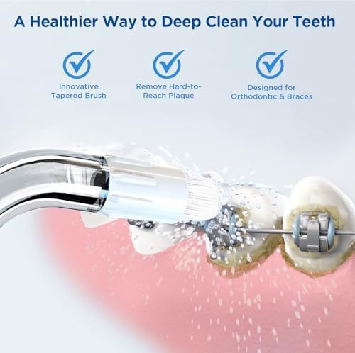 for Waterpik Replacement Heads, Replacement Tips for Waterpik Water Flosser, Suitable for Waterpik Accessories Replacement Tips, for OD-100E(6 Orthodontic Tips) - Image 3
