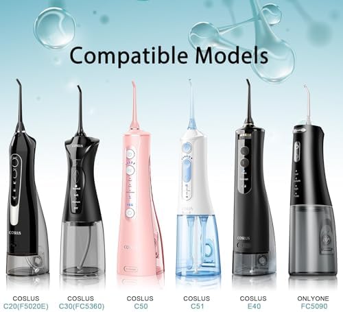 Water Flosser Charger Replacement for COSLUS, Nicwell, Nicefeel, Hangsun, Aquasonic, MOSPRO, Oralfree, Tovendor, Initio, McNaval, Zerhunt and Cremax Oral Irrigator Water Flosser 4FT/120CM (White) - Image 2