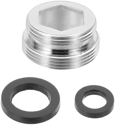 uxcell Faucet Aerator Adapter,M20 Male to M22 Male Brass Faucet Adapter by uxcell