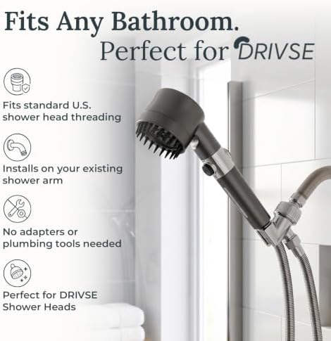 Drivse Shower Hose and Adjustable Shower Head Holder Kit - Image 6