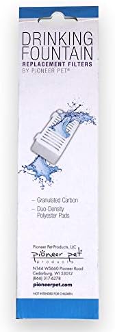 Pioneer Pet T-Shaped Suction Cup Water Filter – 3 Pack - Fits Mini Vortex and Swan Pet Drinking Fountain - (3091) - Image 4