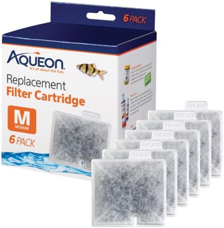 Aqueon Replacement Filter Cartridges Medium - 6 pack by Aqueon