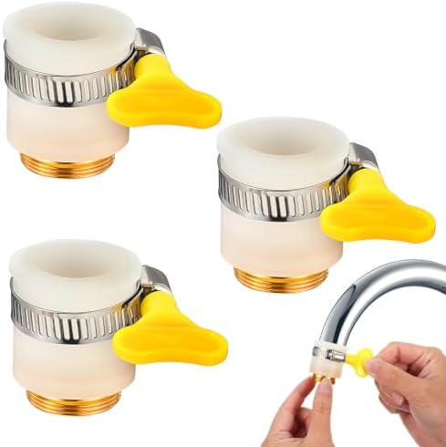 2Pcs Adjustable Faucet Adapter Universal Fits 15-21mm Outer Diameter by Unknown