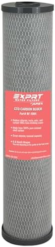 RF-1004 Whole House Water Filter Cartridge - High Capacity 20" x 4.5" 10 Micron - Organic Coconut Shell Carbon Water Filter Replacement - Reduces Chlorine, Taste & Odor, Industrial Solvents by ApexExprtWaterFilters