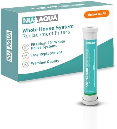 NU Aqua Salt Free Water Softener Whole House System Replacement Water Filter - Home Cartridge - Softguard Filter - Filtration Pack by NUAqua