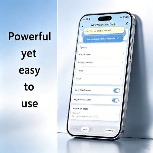 Tuya WiFi Water Level Controller/Monitor/Detector with Auto Fill Drain Mode - Image 4