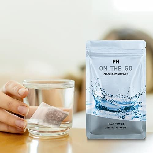 Portable Alkaline Water Filter Pouch for Your Bottle, Cup, Alkaline Water Filter System for Clean, High PH Water Alkalizer for Pure Drinking Water, Naturally Increases PH Levels (3 Pack) - Image 2