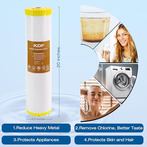 H&G Lifestyles KDF Water Filter Cartridge,Replacement for 20 x 4.5 Filter - Image 5