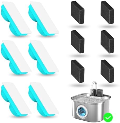 Lawfery Wireless Cat Water Fountain Filters Replacement by Lawfery