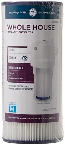 GE FXHSC Whole House Water Filter, Replacement for Water Filtration System, NSF Certified: Reduces Sediment, Rust & Other Impurities from Water, Replace Every 3 Months for Best Results, 1 Filter - Image 4