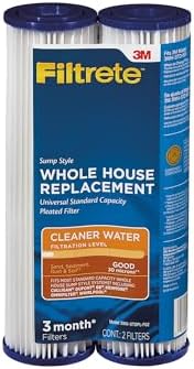 Filtrete Standard Pleated Whole House Water Filter 3WH-STDPL-F02, 2-Pack by Filtrete