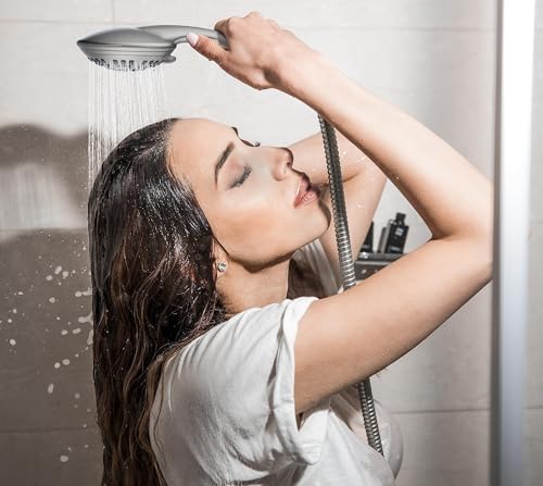 G-Promise Shower Head with Metal Shower Holder and Long Hose - Image 2