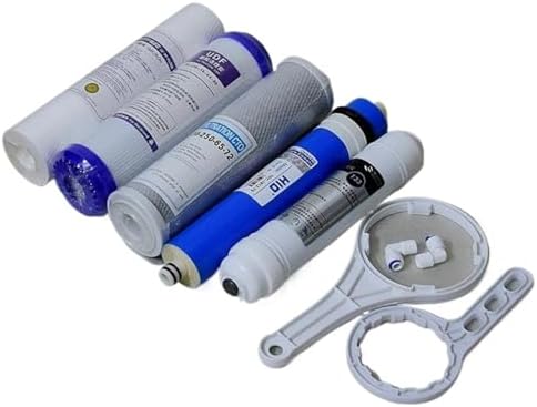 Grade 5 Reverse Osmosis RO Filter Set with 75G Membrane & T33 Post Filter(PP UDF CTO RO T33) by Unknown