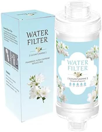 Shower Filter Vitamin C for Hard Water Filter Shower Aromatherapy Replacement Cartridge Bathroom Accessories Remove Chlorine Fluoride Heavy Metals Improves Skin Condition Protects Hair Jasmine by Unknown