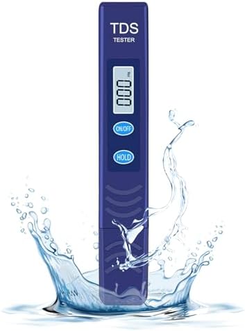 TDS Meter Digital Water Tester, ppm Meter for Drinking Water,Blue by QNCIGER
