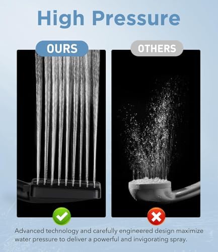 MakeFit Filtered Handheld Shower Head for Hard Water, High Pressure 7 Modes - Image 6