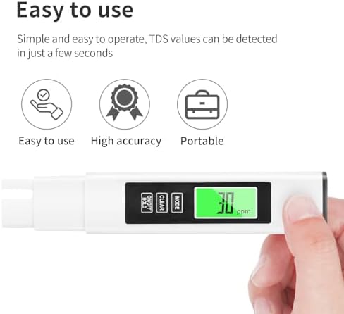 Water Tester for Drinking Water | TDS Meter 4-in-1 with EC & Temperature | Digital Water Quality Tester for Home& RO System - Image 3