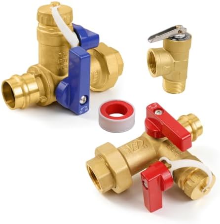 1 Set Niikappu Tankless Water Heater Service Valve Kit-FIPxPress(Tool055-1) by Unknown
