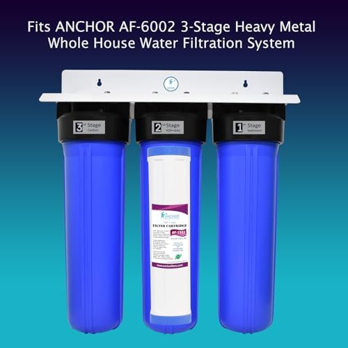 Anchor 4 lbs KDF and GAC Replacement Filter Cartridge for Whole House Water Filtration Systems, 4.25 in. x 20 in. - Image 3