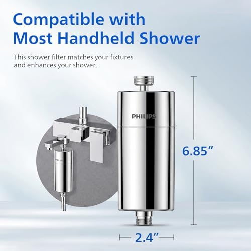 PHILIPS Shower Filter, Reduces Chlorine & Heavy Metals, AWP1775CH/37 - Image 4