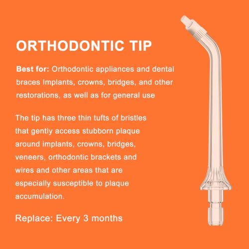 Replacement Head for Bitvae C5/C6 Water Flosser, Orthodontic Tips - Image 3