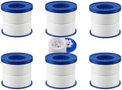 6-Pack Replacement Water Filters for Sink Faucet – Compatible with Faucet Filter, Durable & Easy-Install Cartridges for Kitchen & Bathroom Sinks by YACVRLT