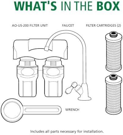 A. O. Smith Under Sink Water Filter System | 2-Stage Claryum | AO-US-200 - Image 6