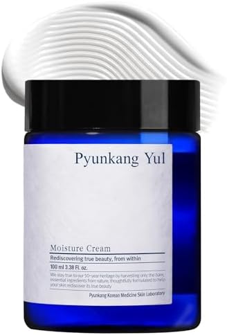 Pyunkang Yul Moisture Cream - Korean Skin Care Face Cream - Facial Moisturizer for dry and combination skin types - Natural Ingredients Shea Butter, jojoba seed oil deeply moisturize Skin - 3.4 Fl oz by PyunkangYul