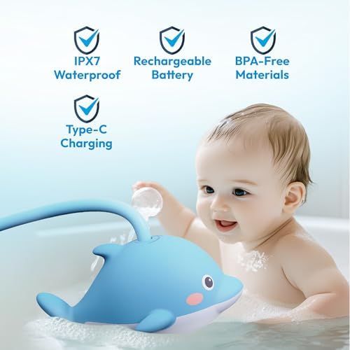 Rechargeable Baby Bath Shower Head for Bathtub - Image 5