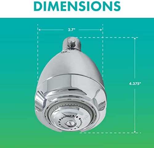 Niagara Conservation Earth Spa with Soap and Soak High Efficiency 1.5 GPM Showerhead in Chrome, N2915C-V - Image 5