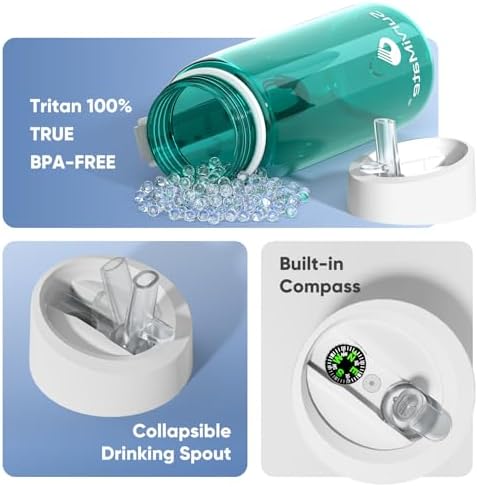 SurviMate 5-Stage 0.01μm Ultra-Filtration Filtered Water Bottle BPA-Free - Image 6