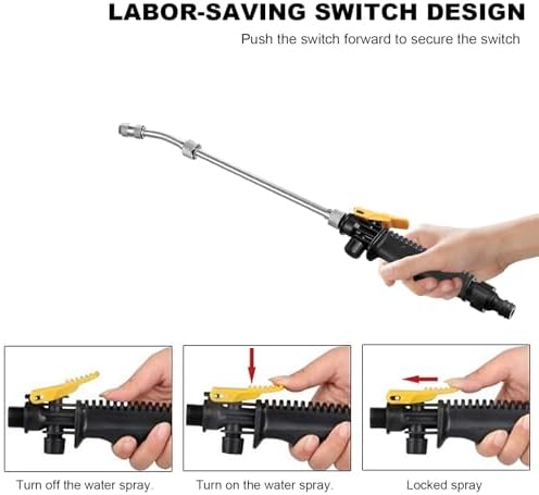 KVAEY RV Water Heater Tank Rinser, Metal Tube Camper Hot Water Tank Flush Wand, Travel Trailers Water Heater Flusher Flushing Out Removes Sediment and Scale, Car Accessories - Image 5