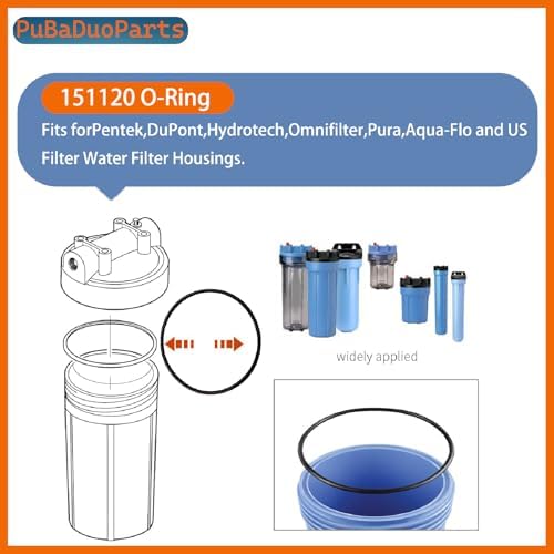 151120 Water Filter Housings O-Ring, Compatible with Pentek 151120 & Culligan OR-34 Water Filter Housings and American Plumber 152030 O-Rings - Plus Many More(6/Pack) - Image 4