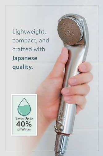 Purebble II Japanese Microbubble Shower Head | Made in Japan | Deep Cleansing, Water-Saving, High-Pressure Spa Experience | Eco-Friendly, Easy Installation (Titanium Black) - Image 6