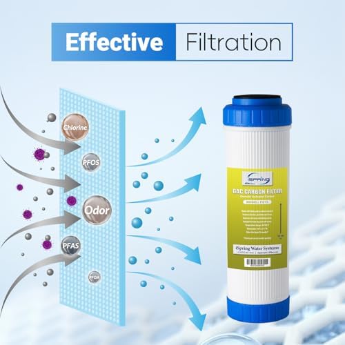 iSpring FG15 GAC Water Filter Replacement for Undersink Water Filter System - Image 2