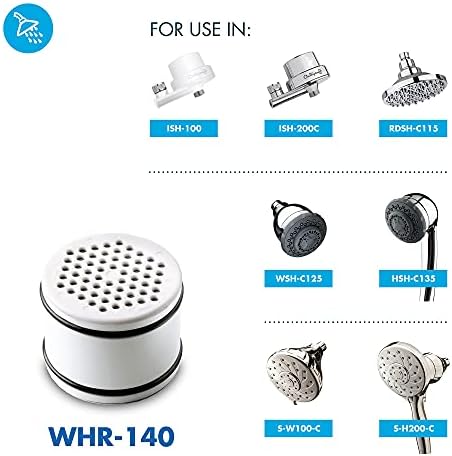 Culligan® Official Shower Filter Replacement WHR-140 Cartridge for Culligan Water Shower Filter Systems WHR-140, WSH-C125, ISH-100, HSH-C135, (Pack of 2) - Image 6