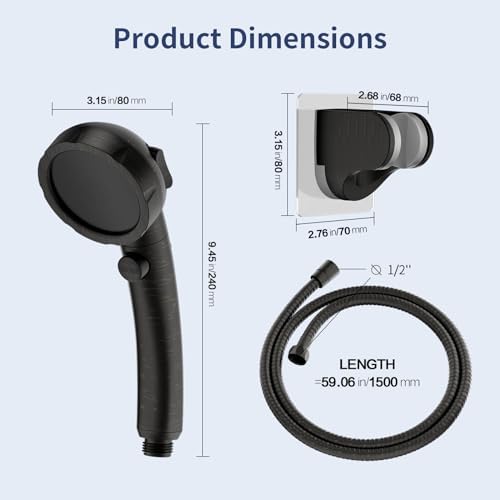 HANLIAN On/Off High Pressure Handheld Shower Head for RV Camper - Image 5