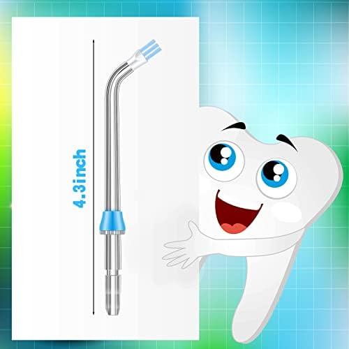 Nuanchu 8 Pieces Compatible with Waterpik Replacement Flossers Replacement Tips, Classic Jet Tips Flosser Refill Heads Replacement Heads for Water Toothpick - Image 2