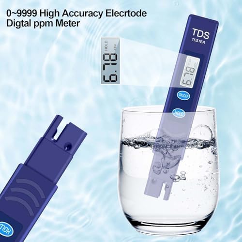 TDS Meter Digital Water Tester, ppm Meter for Drinking Water,Blue - Image 2