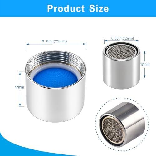 9 Pack Kitchen Faucet Aerator, 55/64 Inch Female Thread Sink Aerator - Image 2