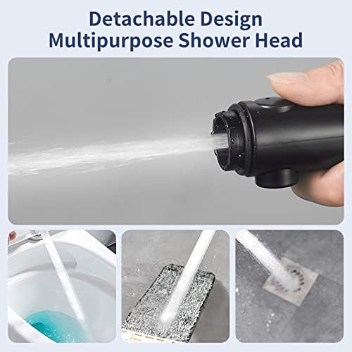 HANLIAN Black On/Off High Pressure Handheld Shower Head for RV Camper - Image 6