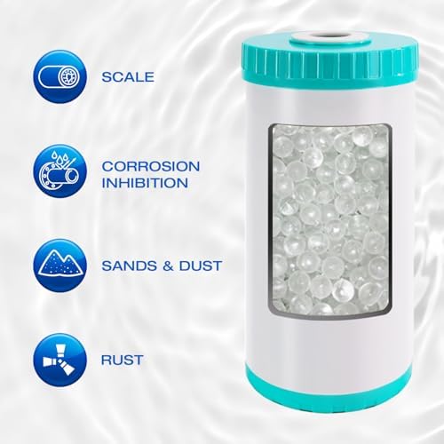 H&G Lifestyles 10" x 4.5 Water Descaler, Scale Inhibitor Filter Replacement - Image 2